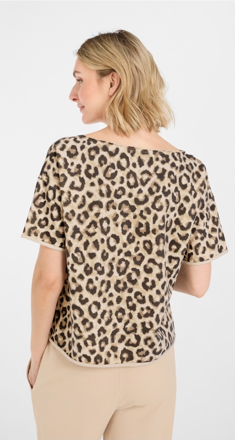 Футболка принт "лео"